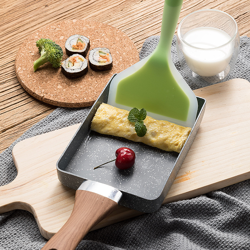 Crepe Pan Nonstick - Sartén antiadherente negra para tortilla Tamagoyaki,