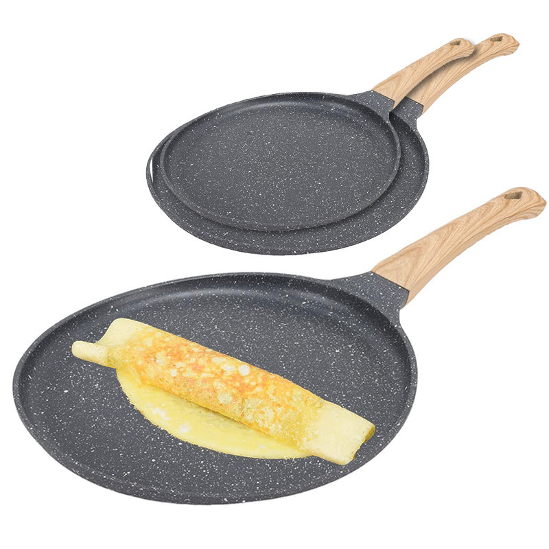 Crepe Pan Nonstick - Sartén Antiadherente con Revestimiento Cerámico para