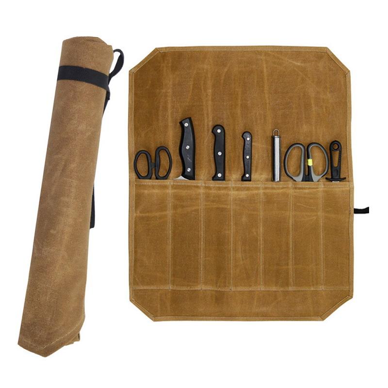Home Cooking Chef - Bolsa de Lona para Guardar Cuchillos,