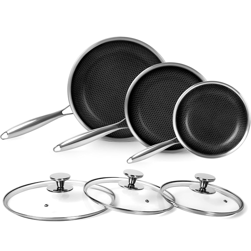 Sartén de acero inoxidable con - Crepe Pan Nonstick reseña y precio
