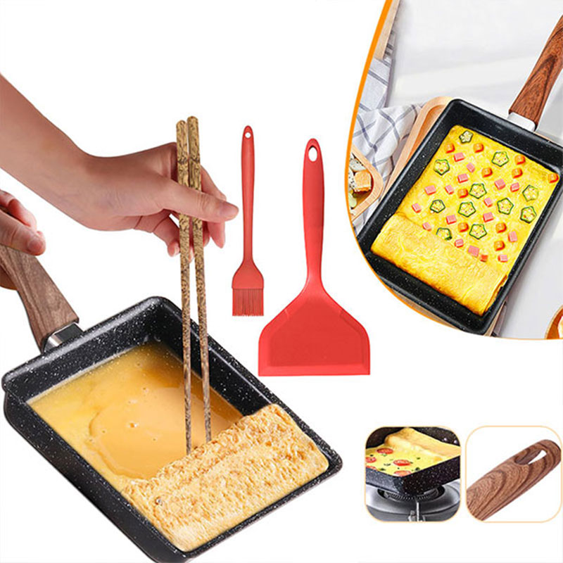Tamagoyaki sartén para tortill - Crepe Pan Nonstick reseña y precio