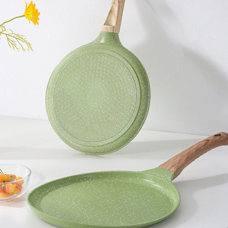 Sartén antiadherente con mango - Crepe Pan Nonstick reseña y precio