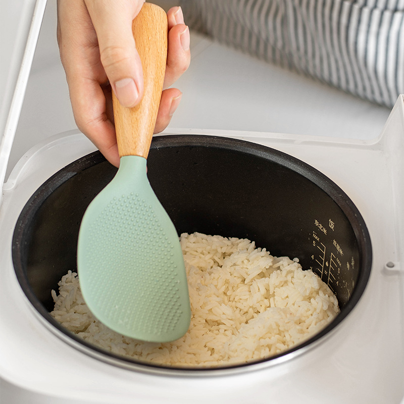 Cuchara de silicona antiadhere - Crepe Pan Nonstick reseña y precio