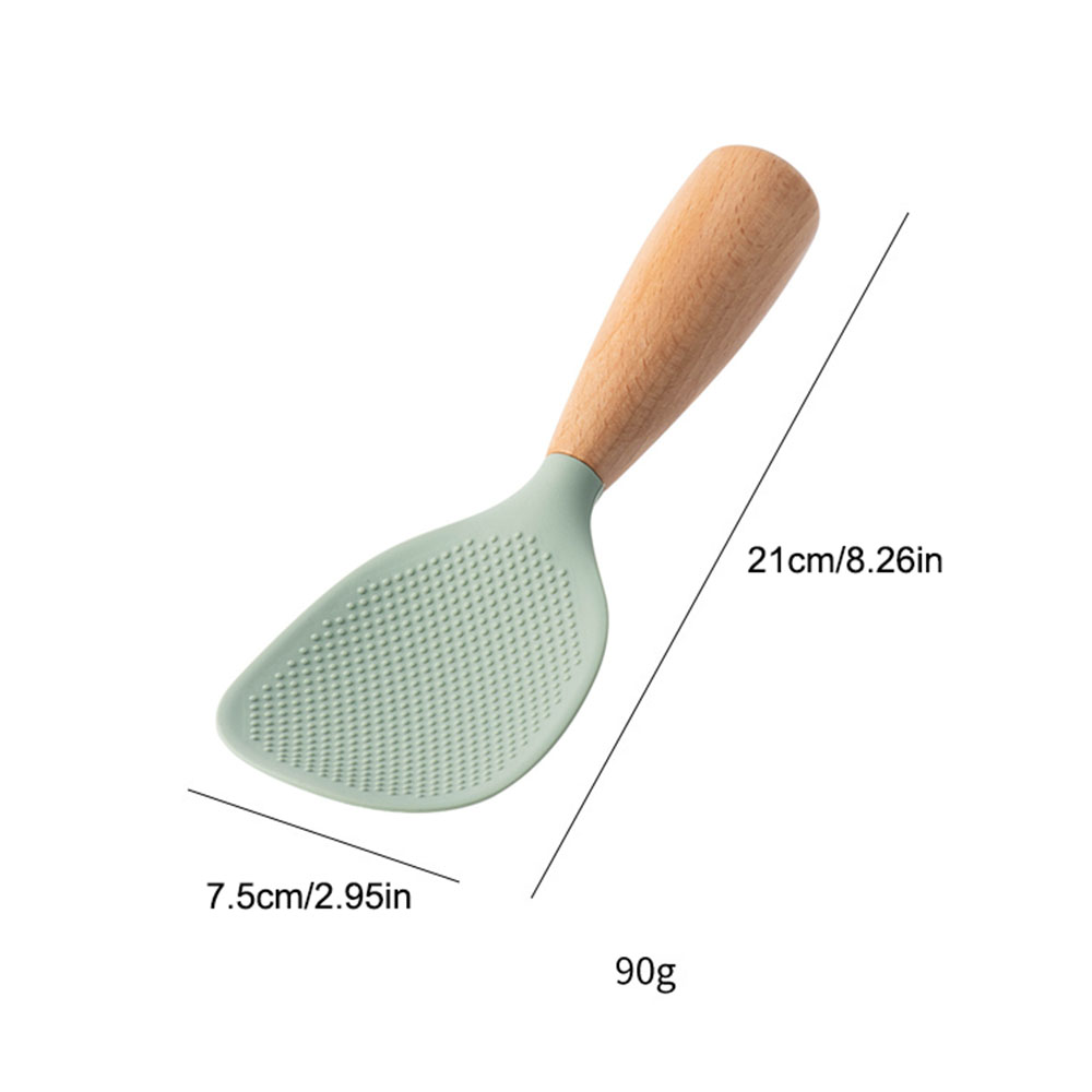 Cuchara de silicona antiadhere - Crepe Pan Nonstick reseña y precio
