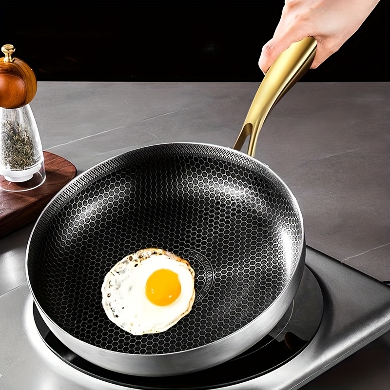 Sartén Wok de Acero Inoxidable - Crepe Pan Nonstick reseña y precio